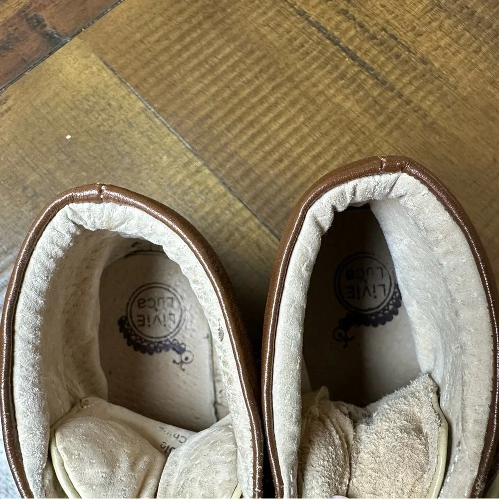 Livie & Luca boys toddler size 5 brown leather boot rubber sole